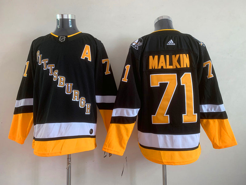 Men's Pittsburgh Penguins Evgeni Malkin #71 Black Jersey